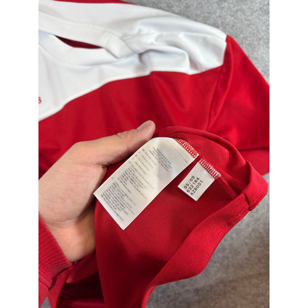 Adidas UIC #35 Horizon League Flames Jersey Mens Medium Red Sports Activewear - Picture 6 of 8